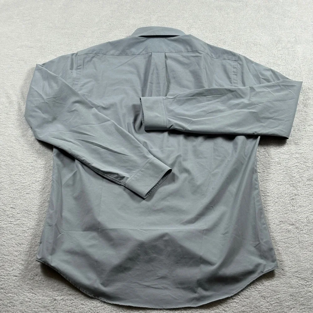 Polo Ralph Lauren Performance Shirt Mens Medium Gray Classic Fit Button Down